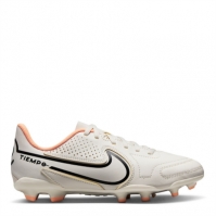 Ghete de fotbal Nike Tiempo Legend Club FG pentru copii gri galben