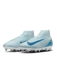 Ghete de fotbal Nike Zoom Mercurial Superfly 10 Academy gazon sintetic albastru baltic