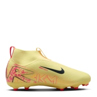 Ghete de fotbal Nike Zoom Mercurial Superfly 10 Academy Juniors Firm Ground portocaliu bleumarin