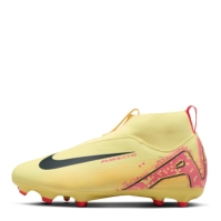 Ghete de fotbal Nike Zoom Mercurial Superfly 10 Academy Juniors Firm Ground portocaliu bleumarin