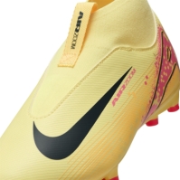 Ghete de fotbal Nike Zoom Mercurial Superfly 10 Academy Juniors Firm Ground portocaliu bleumarin