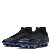 Ghete de fotbal Nike Zoom Mercurial Superfly 9 Academy AG Artificial-Grass negru chrome