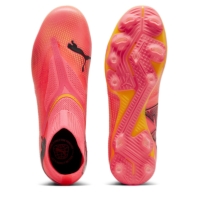 Ghete de fotbal Puma Future 7 Match+ Laceless Firm Ground portocaliu negru