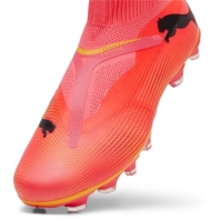 Ghete de fotbal Puma Future 7 Match+ Laceless Firm Ground portocaliu negru