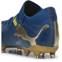 Ghete de fotbal Puma Future 7 Match Rush Firm Ground albastru galben auriu