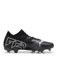 Ghete de fotbal Puma Future 7 Match Rush Firm Ground negru alb