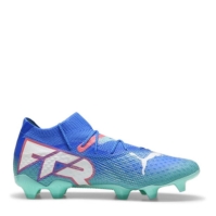 Ghete de fotbal Puma Future 7 Ultimate Firm Ground albastru alb verde