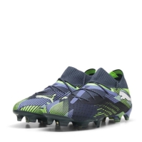 Ghete de fotbal Puma Future 7 Ultimate Firm Ground pentru femei gri alb verde