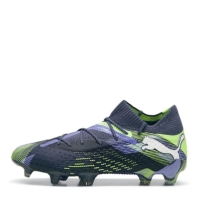 Ghete de fotbal Puma Future 7 Ultimate Firm Ground pentru femei gri alb verde