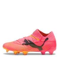 Ghete de fotbal Puma Future 7 Ultimate Firm Ground pentru femei portocaliu negru