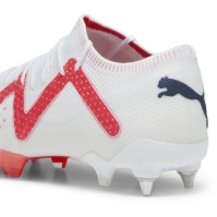 Ghete de fotbal Puma Future Ultimate gazon sintetic alb lila