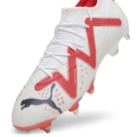 Ghete de fotbal Puma Future Ultimate gazon sintetic alb lila