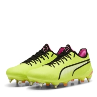 Ghete de fotbal Puma King 0.1 gazon sintetic galben lim