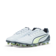 Ghete de fotbal Puma King Pro Firm Ground albastru verde gri