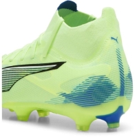 Ghete de fotbal Puma Ultra 5 Match Firm Ground pentru femei verde alb albastru