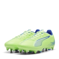 Ghete de fotbal Puma Ultra 5 Play gazon sintetic verde alb