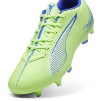 Ghete de fotbal Puma Ultra 5 Play gazon sintetic verde alb