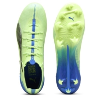 Ghete de fotbal Puma Ultra 5 Ultimate Firm Ground pentru femei verde alb albastru