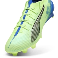 Ghete de fotbal Puma Ultra 5 Ultimate Firm Ground pentru femei verde alb albastru