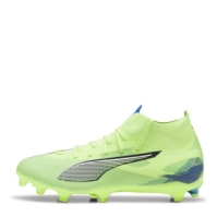 Ghete de fotbal Puma Ultra Match+ Firm Ground verde alb