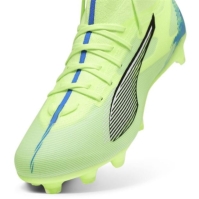 Ghete de fotbal Puma Ultra Match+ Firm Ground verde alb