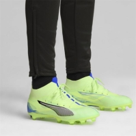 Ghete de fotbal Puma Ultra Match+ Firm Ground verde alb