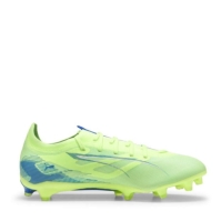 Ghete de fotbal Puma Ultra Match Firm Ground verde alb albastru