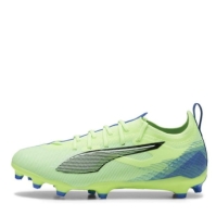 Ghete de fotbal Puma Ultra Pro Firm Ground pentru copii verde alb