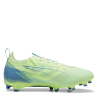 Ghete de fotbal Puma Ultra Pro Firm Ground pentru copii verde alb