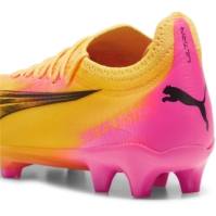 Ghete de fotbal Puma Ultra Ultimates.1 Firm Ground pentru femei portocaliu negru