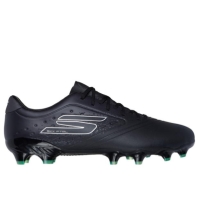 Ghete de fotbal Skechers Razor Gold Firm Ground negru argintiu