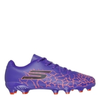 Ghete de fotbal Skechers SKX_01 Firm Ground pentru copii mov negru