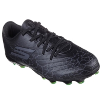 Ghete de fotbal Skechers SKX_01 Firm Ground pentru copii negru argintiu