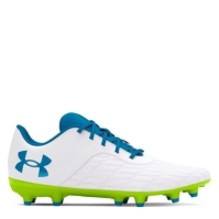 Ghete de fotbal Under Armour Magnetico Select Firm Ground pentru copii alb galben