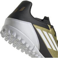 Ghete fotbal gazon sintetic adidas F50 Club auriu negru