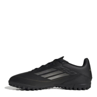 Ghete fotbal gazon sintetic adidas F50 Club negru argintiu