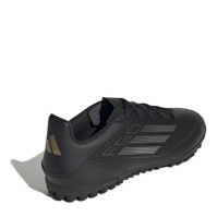 Ghete fotbal gazon sintetic adidas F50 Club negru argintiu