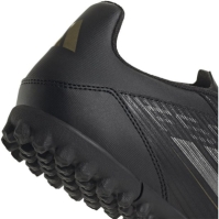 Ghete fotbal gazon sintetic adidas F50 Club negru argintiu