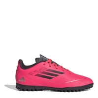 Ghete fotbal gazon sintetic adidas F50 Club pentru copii roz negru