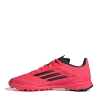 Ghete fotbal gazon sintetic adidas F50 League pentru Copii roz negru