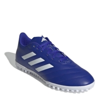 Ghete fotbal gazon sintetic adidas Goletto VIII albastru alb rosu