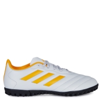 Ghete fotbal gazon sintetic adidas Goletto VIII gri portocaliu