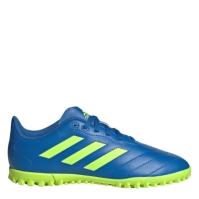 Ghete fotbal gazon sintetic adidas Goletto VIII pentru Copii albastru galben