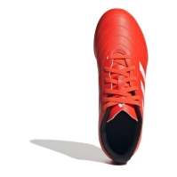 Ghete fotbal gazon sintetic adidas Goletto VIII pentru Copii rosu alb