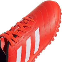 Ghete fotbal gazon sintetic adidas Goletto VIII pentru Copii rosu alb