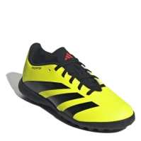 Ghete fotbal gazon sintetic adidas Predator 24 League pentru Copii galben negru rosu