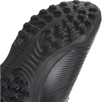 Ghete fotbal gazon sintetic adidas Predator 24 League pentru Copii negru gri