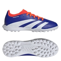 Ghete fotbal gazon sintetic adidas Predator League pentru Copii albastru alb rosu