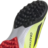 Ghete fotbal gazon sintetic adidas X Crazyfast League Laceless galben negru alb