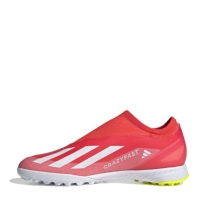 Ghete fotbal gazon sintetic adidas X Crazyfast League Laceless solar rosu ftwr